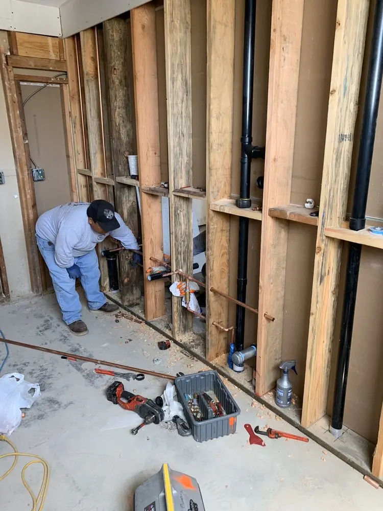 Commercial rough-in plumbing for Commercial Plumbing in Lower Belvidere